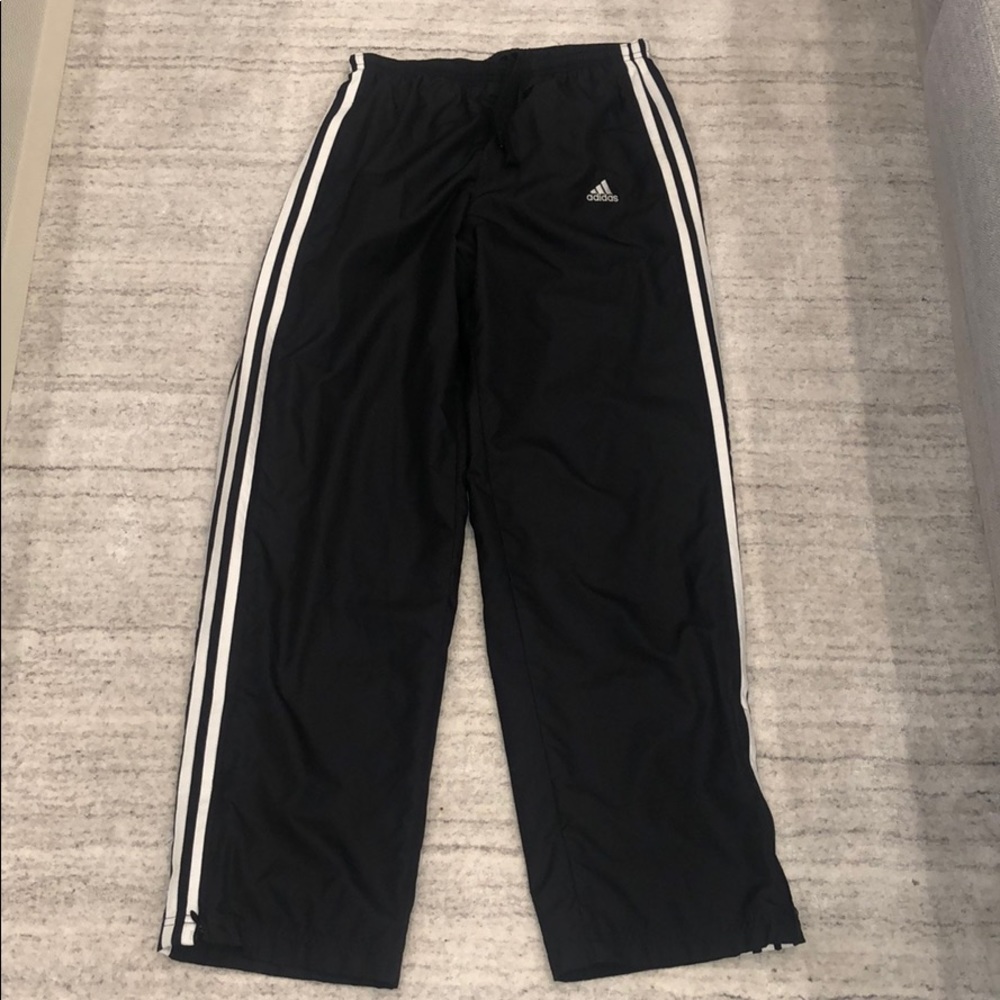 Adidas Black windbreaker sweat pants